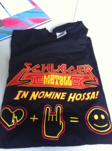 Shirt 2012 Foto des 2012er T-Shirts von Schlagermetall